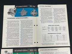 (8) International Truck Sales Literature + Training Manual