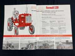 (2) Farmall 100 + 130 Tractor Sales Literature