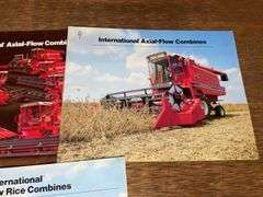 (5) IH + Case-IH Combine Sales Literature