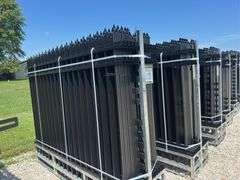 Powder Coated Steel Site Fence 8 X 6 Ft