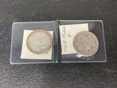 (2) Morgan Dollars