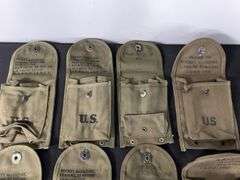 (9)-1950's dated US 30-Round Mag Pouches