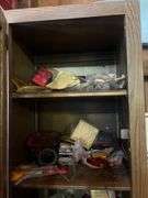 Stools, Seats, and Contents of Wall