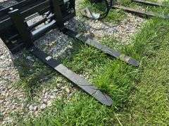 Hydraulic Skid Steer Fork Attachment