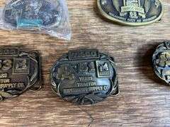 (5) TISCO Belt Buckles