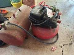 Central Pneumatic Air Compressor and Tank