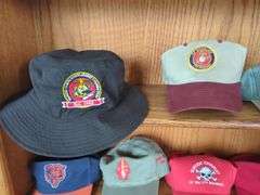 (9) Hats - Marines/Bears/Nascar