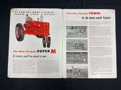 (3) Farmall M Tractor Sales Literature