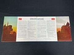 (2) IH 756/856 + 706/806 Tractor Sales Literature