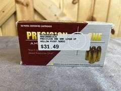 2 Boxes Browning 115 Gr. FMJ 9mm & Precision One 124 Gr. HP 9mm