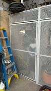 (9) Security Cages 7.5 ft tall x 4 ft wide x 4 ft deep sections