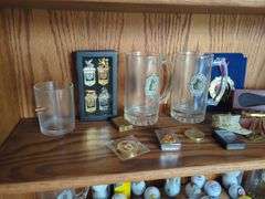 US Marines Lot - Rare Decanter/BELT buckles/Glassware/Golf Balls/ More