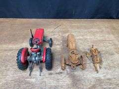 (3) Massey Tractors + Plow