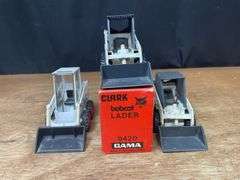 (3) 1/19 Bobcat Skid Steer Loaders