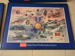 (4) Coors - Salutes those who remember America Pictures - 20" x 27"