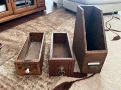 (2) Vintage Sewing Machine Drawers