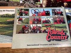 (6) IH Tractor Sales Literature