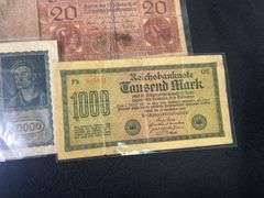 Lot of Early German Bank Notes