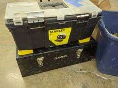 Husky Toolbox with Assorted Tools Lot