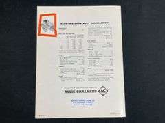 1960 Allis Chalmers HD-11 Crawler Sales Literature