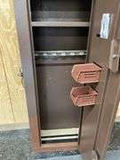 Steel Gun Safe with Shelves, Side Compartments; Hold 6 Guns
