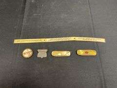 (5) Kinves, Ruler, Badge, Button