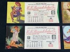 (4) IH Twine Calendar Ink Blotters