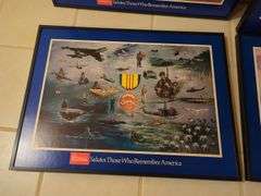 (4) Coors - Salutes those who remember America Pictures - 20" x 27"