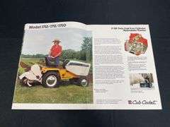 (3) IH 184 + Cub Cadet Sales Literature