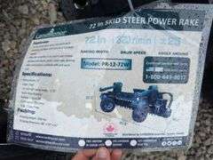 72in Skid Steer Power Rake