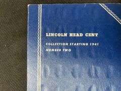 Lincoln Head Cents Collection in Blue Book