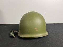 US Military Helmet w/Shell Liner & Chinstrap