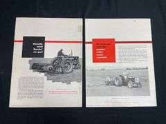 (2) IH Farmall 350 Tractor Sales Literature