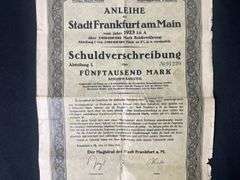 Lot of Early German Bank Notes