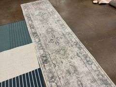 2 Decorative Rugs Blue & White