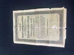 Lot of Early German Bank Notes