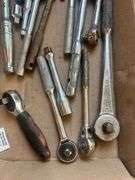 Assorted 1/4", 3/8", and 1/2" Ratchets & Extensions