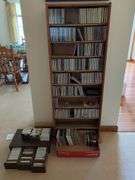 CD Tower with CD'S And Tape Cassettes - Classics