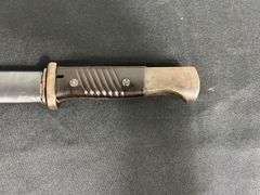 43asw German M1884/98 3rd Version Bayonet w/Steel Scabbard