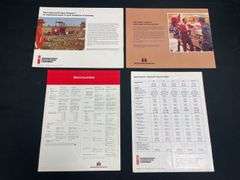 (4) IH 84 Series Tractor Sales Literature