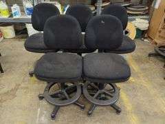 (5) Office Chairs - Black