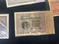 Lot of Early German Bank Notes