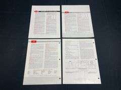 (4) IH 340 + 660 Tractor Sales Literature