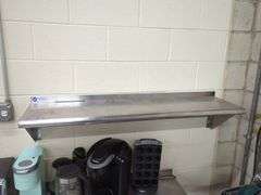 (2) NFS Stainless Shelf - 4 ft x 1 ft