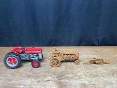 (3) Massey Tractors + Plow