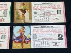 (4) IH Twine Calendar Ink Blotters