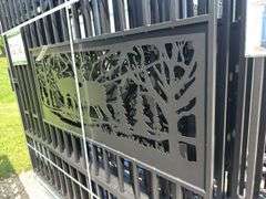 Metal Farm Driveway Gate 7 X 20 Ft 2 Pieces