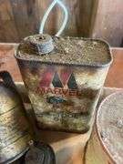 Old Oil Cans and Hand Hooks