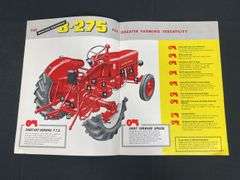 (3) IH Tractor Sales Literature