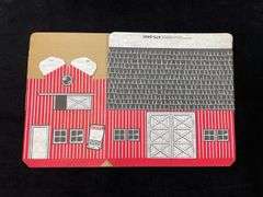 (3) 1/16 IH Cardboard Barn Ertl